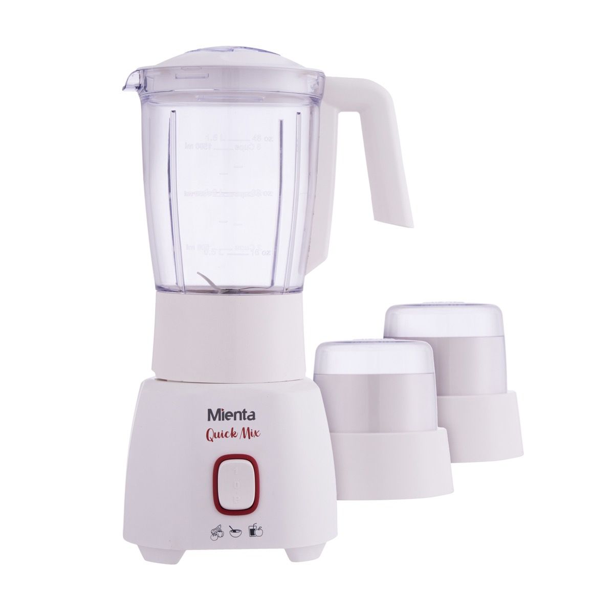 Mienta Blender Quick Mix 400Watt, White - BL1261A Mienta Blender Quick Mix 400Watt, White - BL1261A